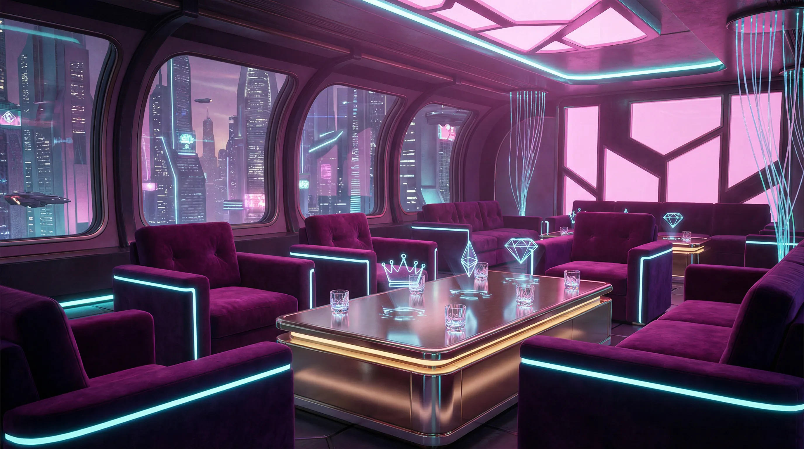 澳门新葡京娱乐城赛博朋克VIP贵宾厅